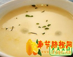 玉米牛奶浓汤菜谱图片