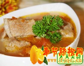 木瓜煲排骨汤菜谱图片