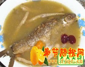 粉葛鲮鱼汤菜谱图片