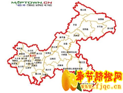 重庆区县地图